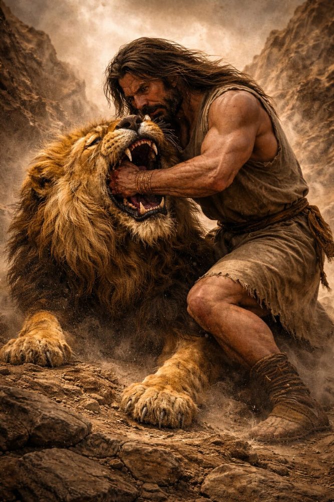 Samson — najsilniejszy z ludzi, którego siła pochodziła od Boga