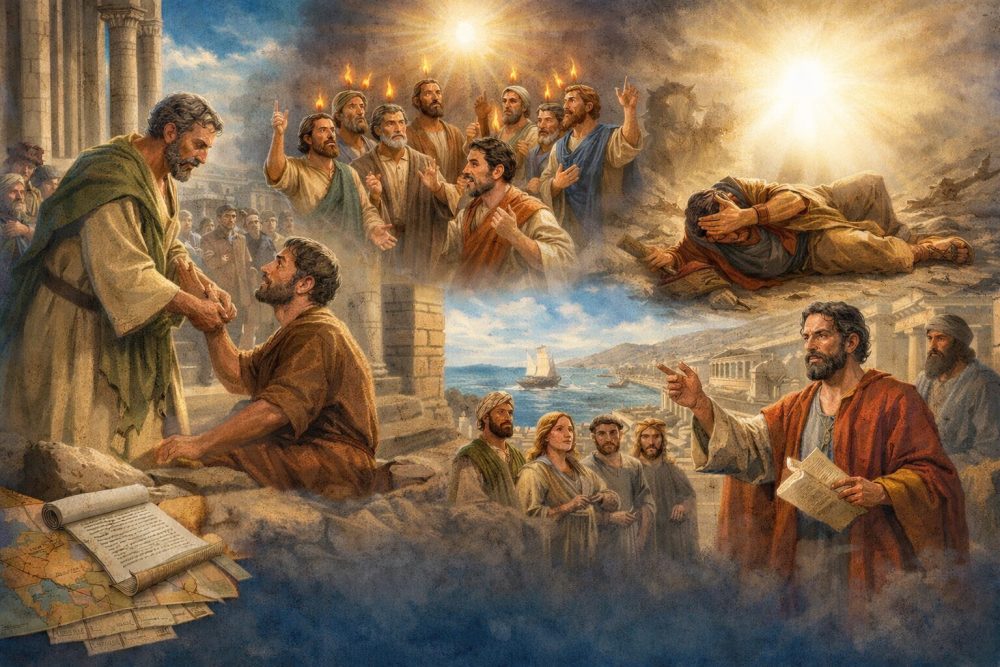 Apostołowie po wniebowstąpieniu Jezusa – relacja z Dziejów Apostolskich