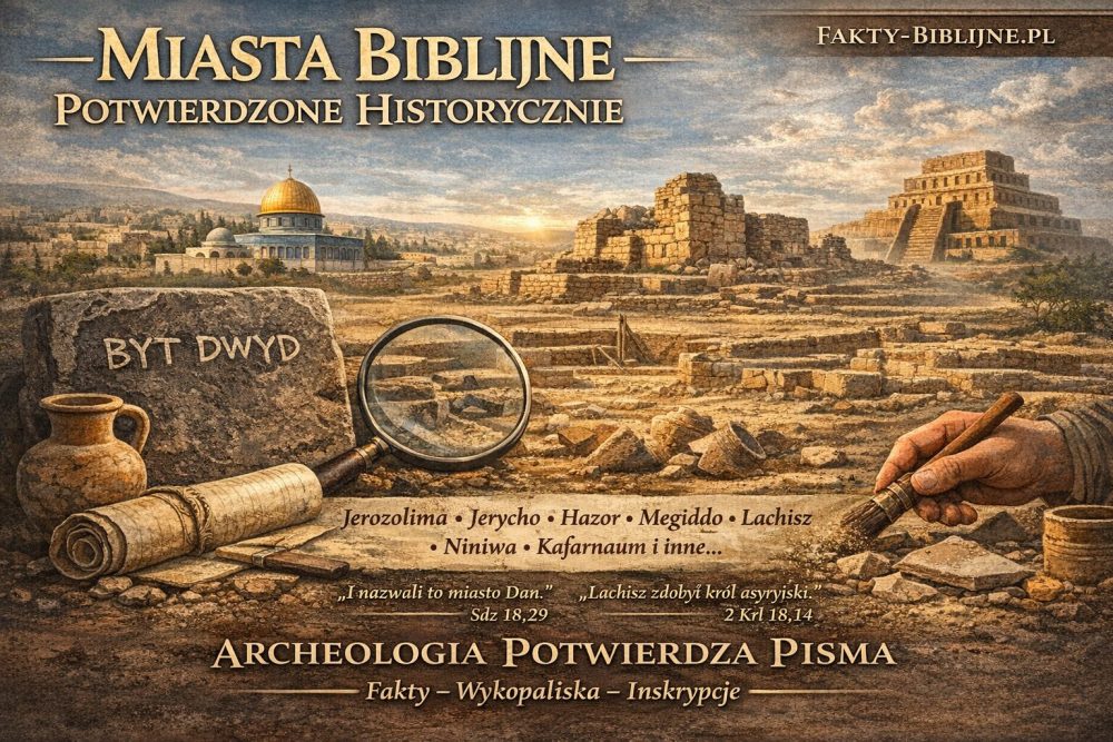 Jakie miasta biblijne potwierdzono historycznie?